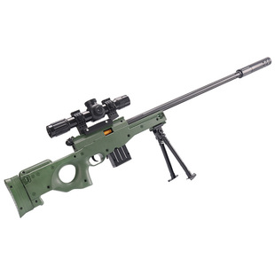 98K狙击自动水晶AWM电动连发手自一体巴雷特玩具仿真男孩软弹枪