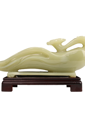 天然玉石人生如意装饰摆件