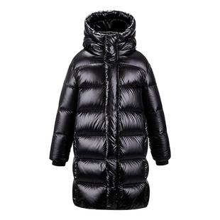【鹅绒】雪中飞儿童羽绒服男童中大童装亮面女童长款冬季加厚