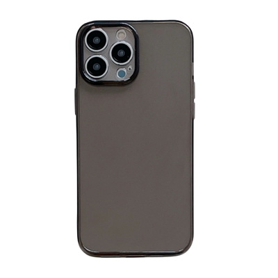 适用苹果17手机壳iPhone17透黑色17pro透明硅胶软壳17promax全包16防摔15保护套14新款plus外壳air透灰男款13