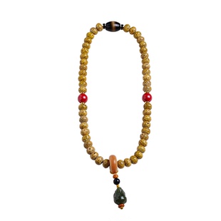 黄金陈籽星月菩提手串双圈文玩配饰跑环和田玉貔貅念佛珠男女手链