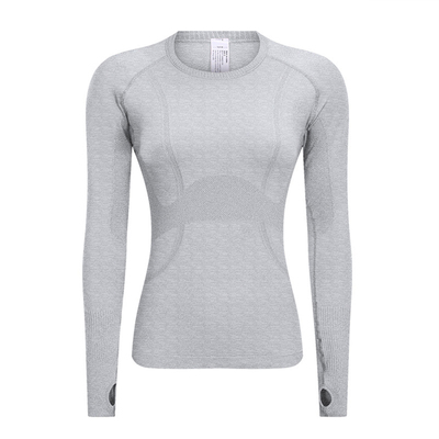 胖MM大码运动上衣显瘦瑜伽服长袖