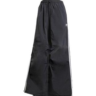 Adidas/阿迪达斯官方正品三叶草女士宽松休闲运动梭织长裤IY7251