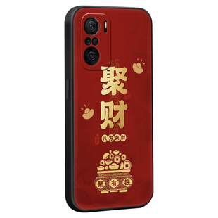 luckrider适用于红米k40pro+手机壳红米k40耐用防摔m2012k11ac简约气质hongmi保护套m2012k11c江南风防摔外壳