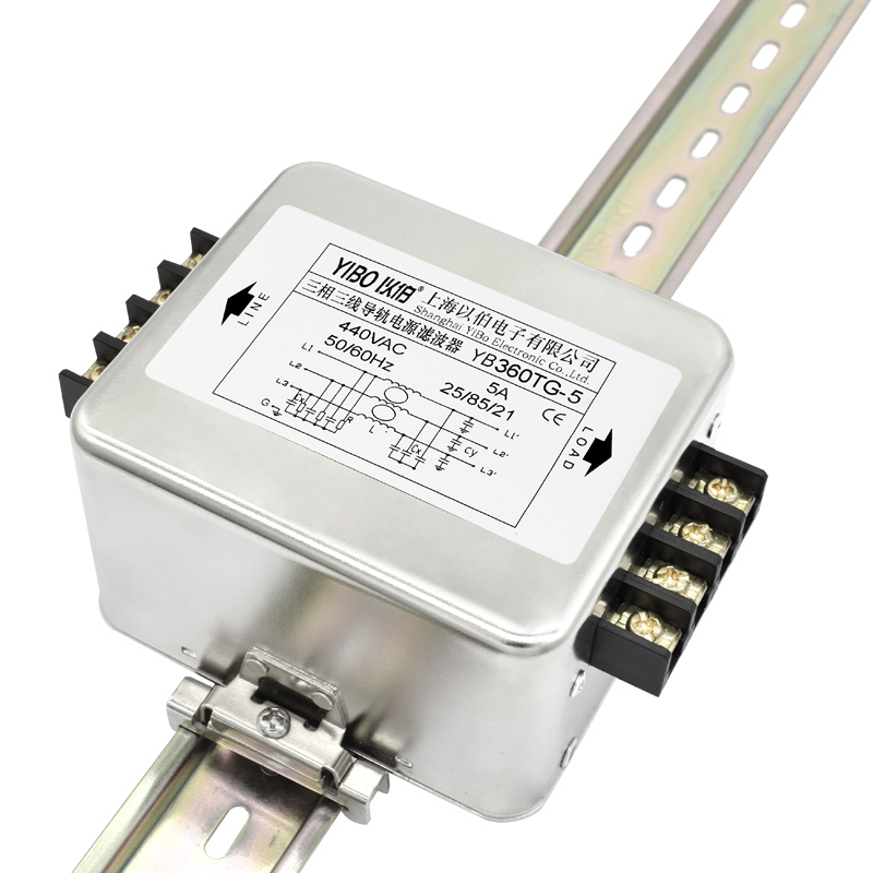 以伯三相三線電源濾波器380V抗干擾變頻伺服YB360/YB360T/YB360TG