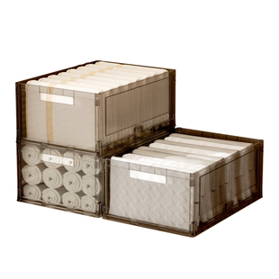 也雅裤子收纳盒衣服衣物收纳筐衣柜分层神器收纳箱抽屉收纳整理盒