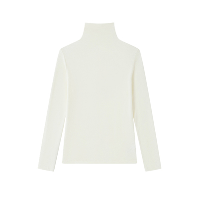 白色高领打底衫女2025新款长袖