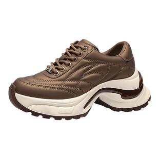 金利来潮流厚底老爹鞋女春秋新款女鞋时尚复古百搭运动风休闲鞋子