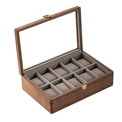 黑胡桃木多格手表收纳盒