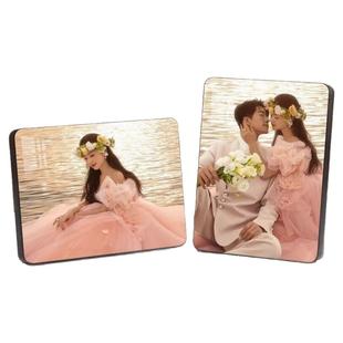 相框摆台定制洗照片做成水晶婚纱照挂墙高级感相片打印加相册制作