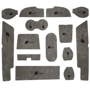 奥迪q4etron专用改装配件水杯垫汽车装饰用品中控内饰储物门槽垫