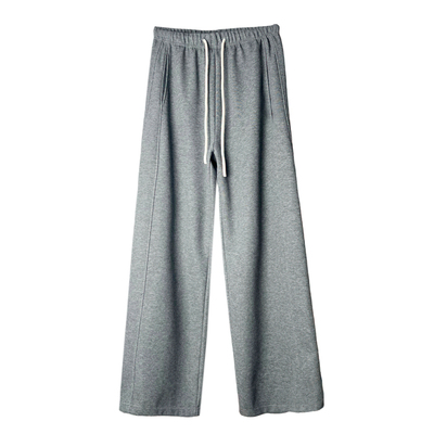 极简早八漫游休闲卫裤直筒阔腿裤