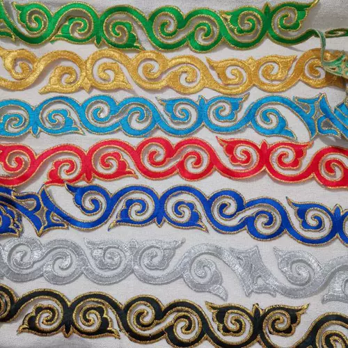 Наклейка, ханьфу, костюм, с вышивкой, китайский стиль