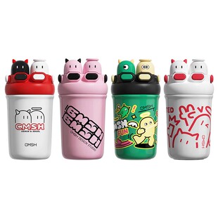 草莓生活保温杯女生高颜值初中学生水杯子手提保暖吸管杯可爱女款