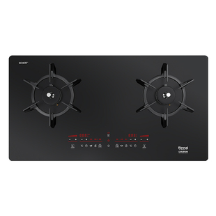 林内Rinnai御厨燃气灶家用双灶燃气灶控温防干烧2QLGV