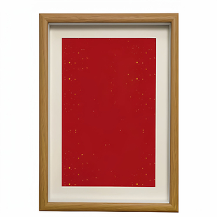 空白洒金卡纸中空46810寸A4相框摆台自己diy书法毛笔字装裱画框