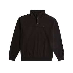 G-STAR RAW按扣开合春秋季男士时尚美式痞帅宽松毛圈卫衣D26306