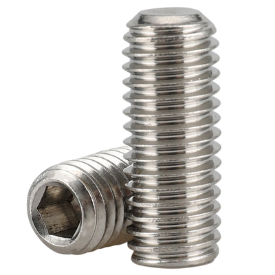 紧定304不锈钢内六角平端螺丝钉M