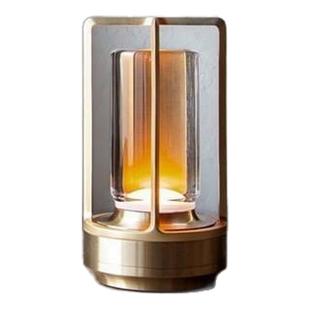 普朗熊跨境户外露营氛围灯酒吧清吧餐厅桌面触摸小夜灯创意台灯