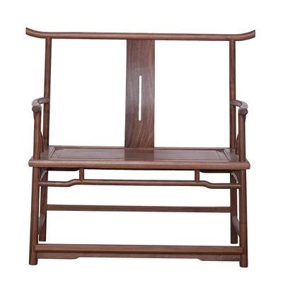 老榆木主人椅茶室椅实木家具