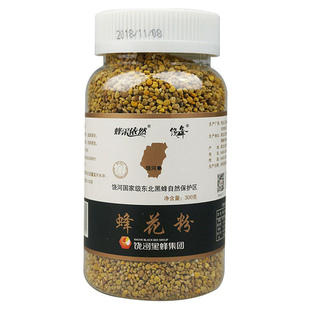 饶河东北黑蜂天然蜂花粉2024年新粉无破壁无加工农家自产蜂蜜花粉
