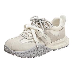 TATA他她厚底休闲阿甘鞋女鞋轻便软底复古运动鞋25秋奥莱CM702CM5