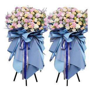 大麦开业花篮麦穗鲜花三脚架开张礼品物全国速递同城配送广州深圳