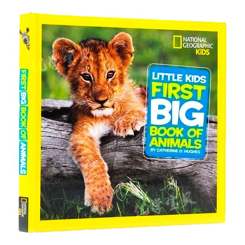 进口英文版原版正版 动物系列 First Big Book of Animals National Geographic Little Kids 美国国家地理儿童百科书英语启蒙绘本