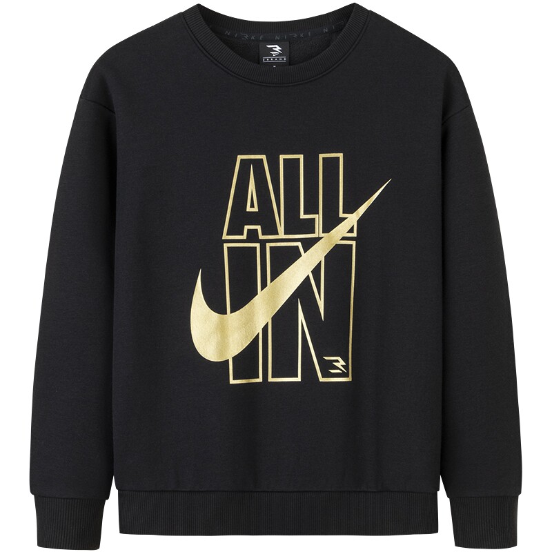 Nike 3brand儿童装男女童套装冬季加绒卫衣长袖长裤子厚N32442149