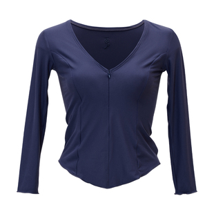 诗意花朵跳舞练功服盈动舞服跳舞拉链上衣Athflow风日常练功服女