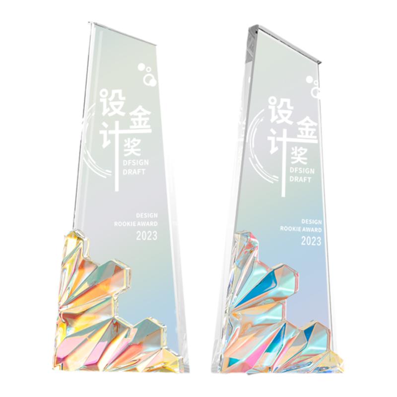 逐浪創(chuàng)意新款水晶獎(jiǎng)杯定制獎(jiǎng)牌定做企業(yè)優(yōu)秀員工年會(huì)表彰頒獎(jiǎng)訂制