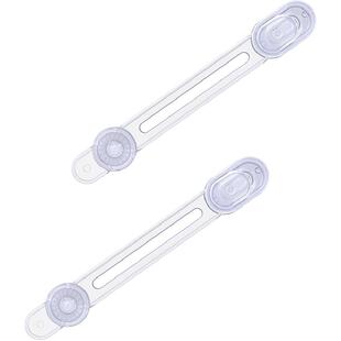 抽屉防滑出固定卡扣推拉门关不紧免打孔宝宝柜子限位器儿童安全锁