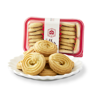 上海特产红房子糕点核桃咸拉花食品一店点心零食小吃曲奇饼干220g