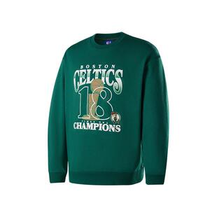 NBA官方正品凯尔特人总冠军系列早秋新品户外运动休闲圆领卫衣
