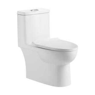 后排水马桶家用直冲式落地墙排左右侧排座坐便器后出横排水虹吸式