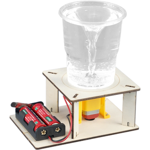 小霍金科学实验教具套装 DIY手工制作材料龙卷风 stem电动水漩涡