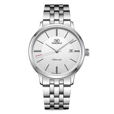 正品海鸥表表简约商务精钢带全自动机械表表男士手表819.12.6148