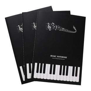 五线谱本儿童五线谱练习本钢琴吉他乐谱本子16K音乐本大间距专业加厚音符本小学生初学者识谱本五线谱本初中