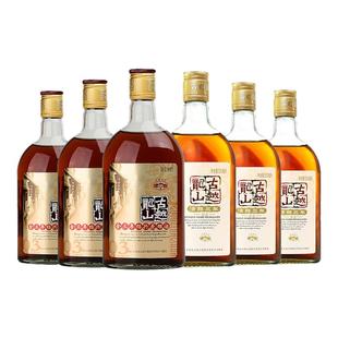 古越龙山绍兴黄酒花雕酒清醇三年*4瓶+金三年500ml*2瓶花雕酒