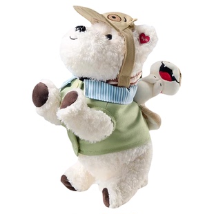 babycare西高地小狗蛇点点口令狗周岁生日礼物盒儿童电动毛绒玩具