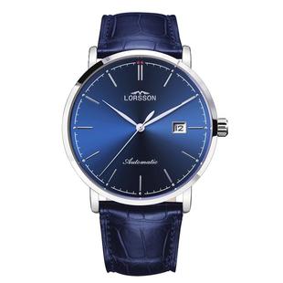 罗臣LORSSON男士手表德国进口德表机械表绅士休闲简约男表+摇表器