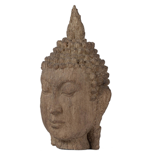 ABHOME出口美国树脂仿枯木质感佛像东南亚创意摆件客厅书房玄关