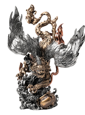 添禄貔貅摆件丨琢匠瑞兽铜工艺品书房客厅办公室桌面装饰开业礼物