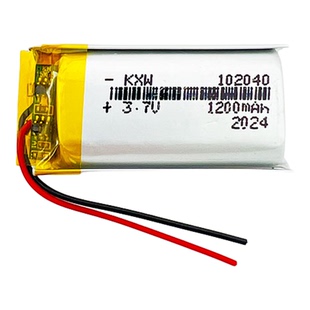 3.7V聚合物锂电池102040蓝牙行车记录仪小音箱导航1200MAH