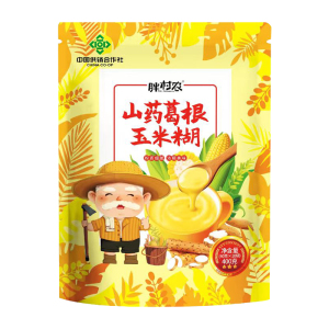 胖村农山药葛根玉米糊五大袋送碗勺营养代餐即食独立包装冲泡早餐