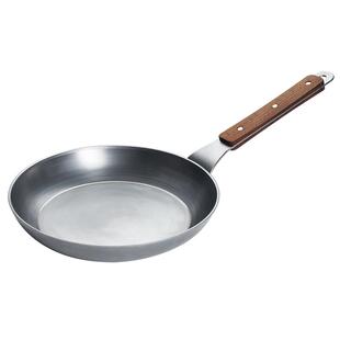 【2025新品】德国Woll进口无涂层平底锅厚碳钢精铁煎牛排锅