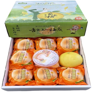 现货福佳园绿皮葡萄柚7斤礼盒装纯甜爆汁爆浆新鲜青柚柚子包邮