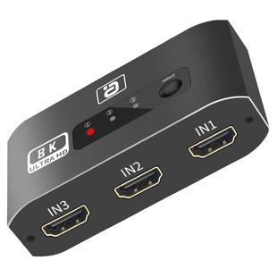 hdmi切换器三进一出8K高清分屏器电视游戏机电脑显示器音视频同步