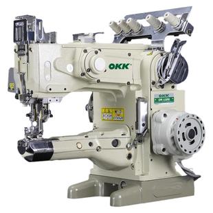 OKK1500绷缝机三针五线杯套坎车筒裤管缝纫机筒式小嘴猪咀牛头车