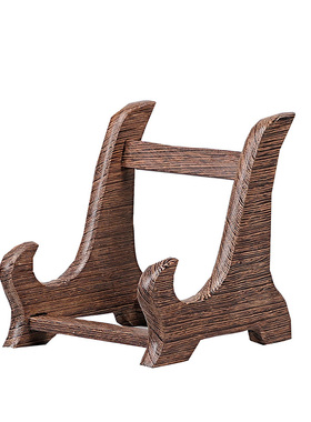 鸡翅木如意桌面收纳架古色古香架